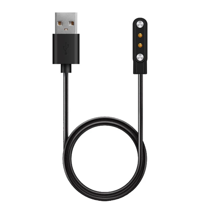 

Magnetic Chargers 2 Charging pins Support Smart Watch Compatible with HW26 Portable Charger with USB Cord Safe Charing