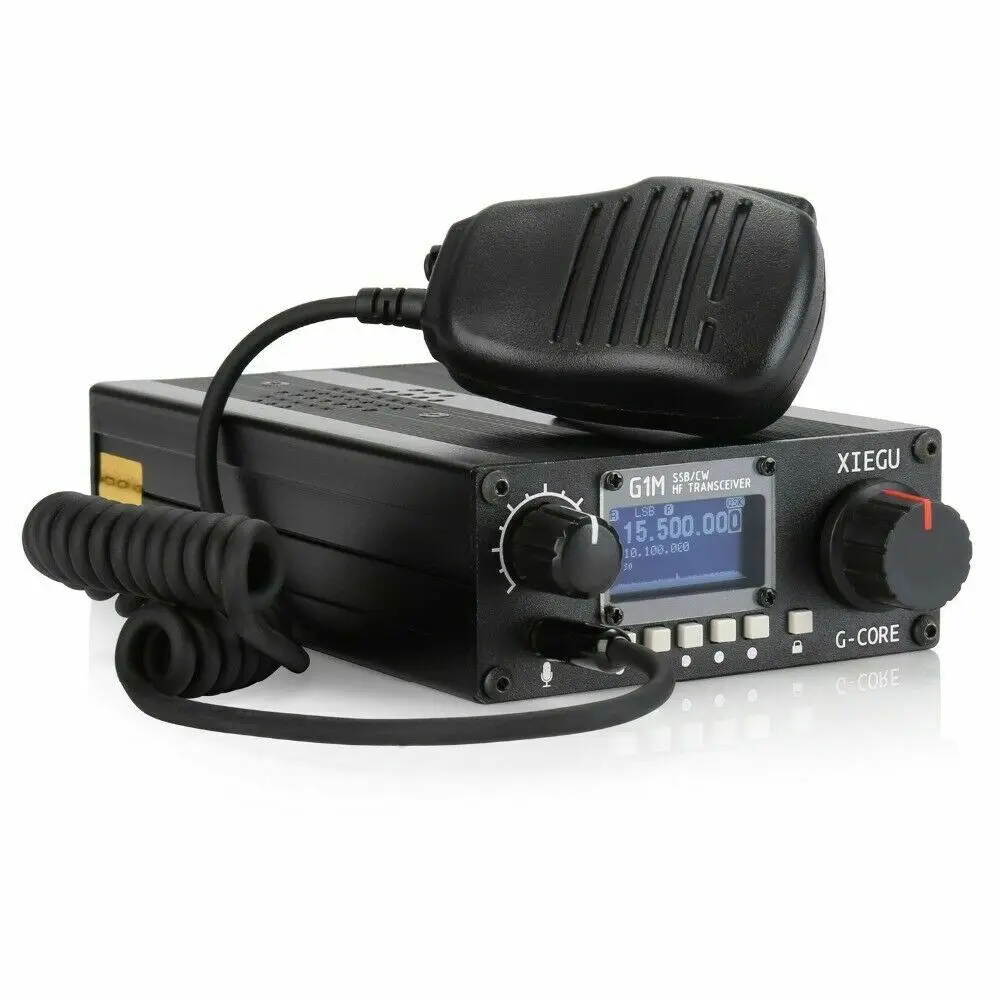 Новейший G-CORE SDR любительский радиоприемник XIEGU G1M SSB/CW 0,5-30 МГц Мобильный радиоприемник HF трансивер Ham QRP