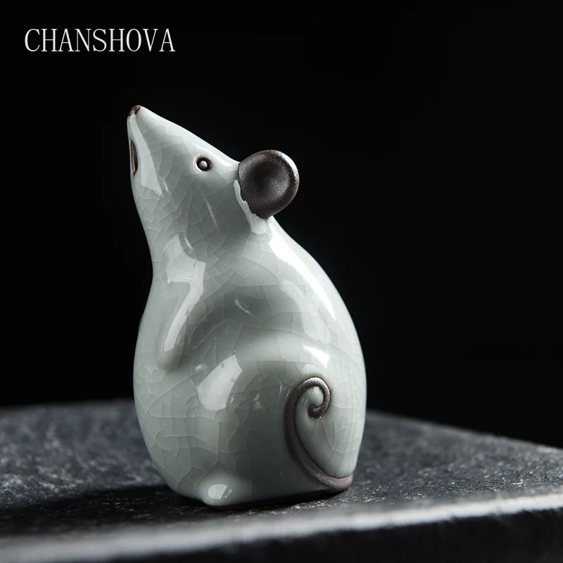 Традиционная китайская керамическая эмалированная мышь крыса животные