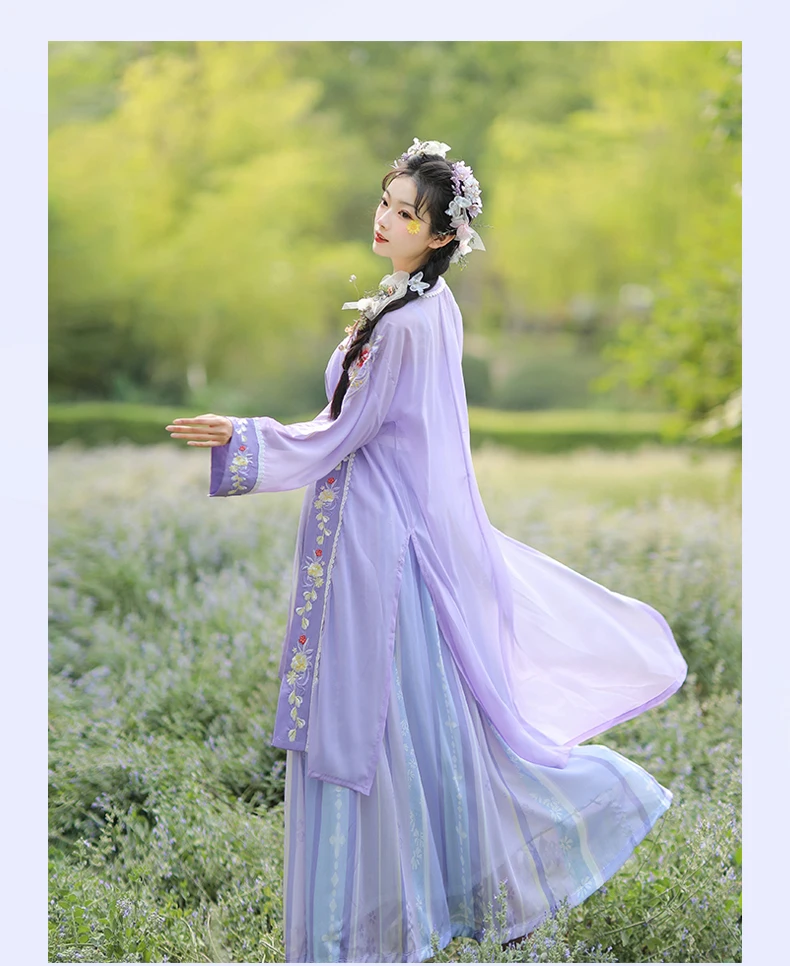 XinHuaEase Hanfu женские платья кардиган в китайском стиле традиционный костюм для