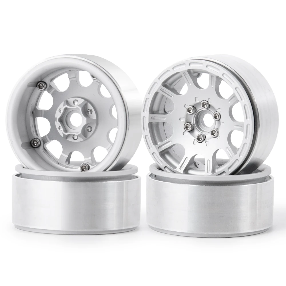 AXSPEED 4 шт. 2 Beadlock Колесные диски алюминиевая Ступица колеса для 1/10 RC Rock Crawler Axial Wraith