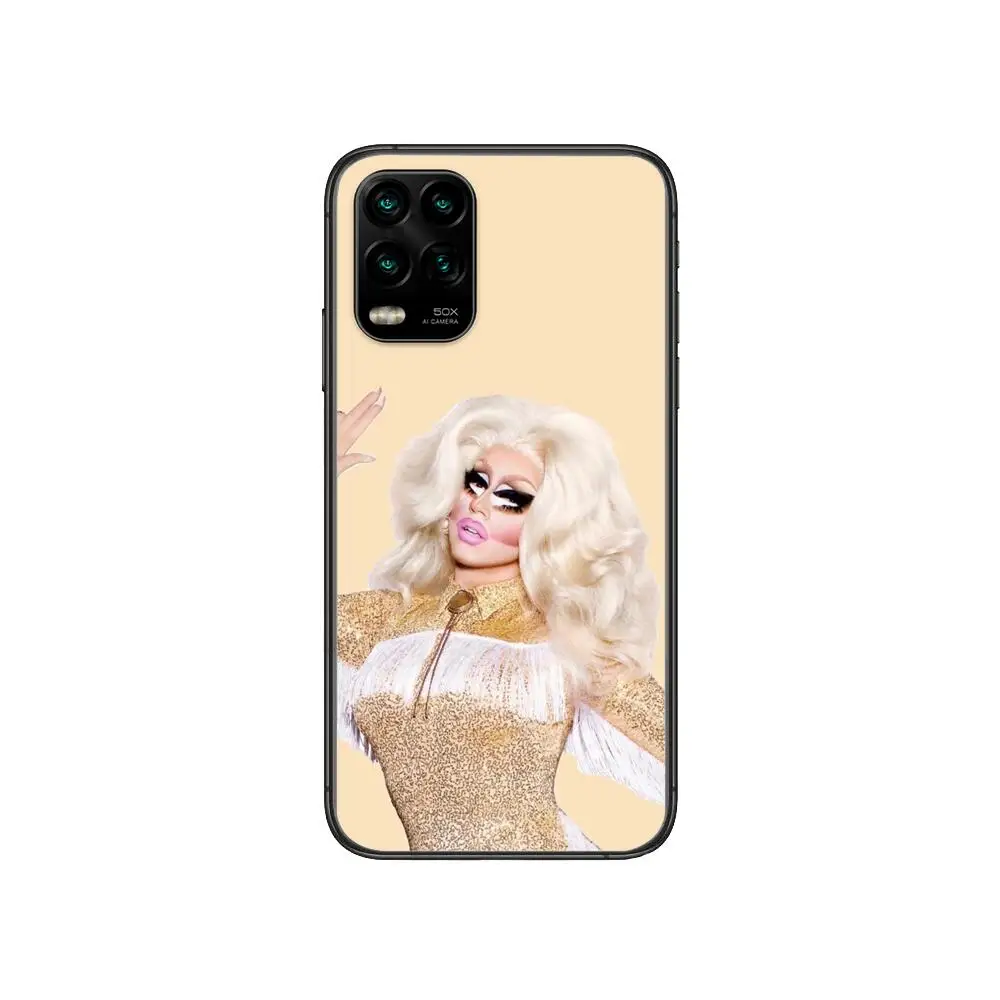 

trixie mattel Phone Case For XiaoMi Redmi 11lite ultra 9 8A 7A 6 A Pro T 5G K40 Anime Black Cover Silicone Back Pret
