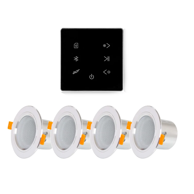 M86H bluetooth домашний мини-усилитель настенный USB/SD-карта панель система фоновой