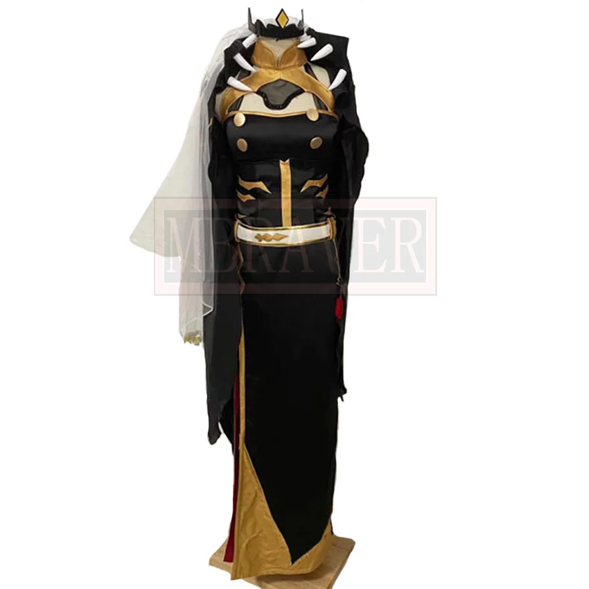 Костюм для косплея Мори каллиопа VTuber униформа на Хэллоуин Рождество вечеринку