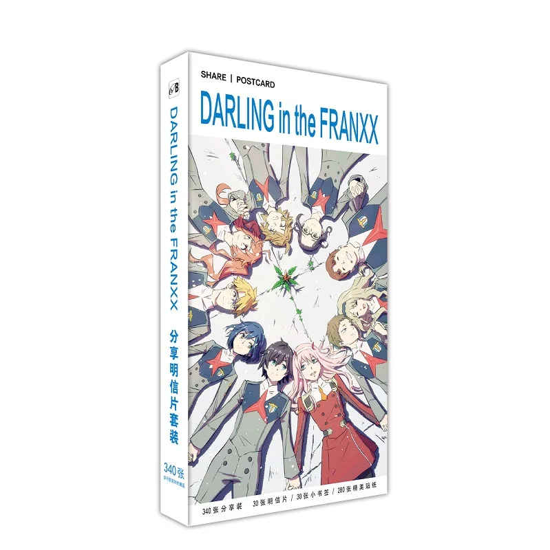 340 шт./компл. дорогой в франксе большая открытка DITF сделай сам Мультяшные