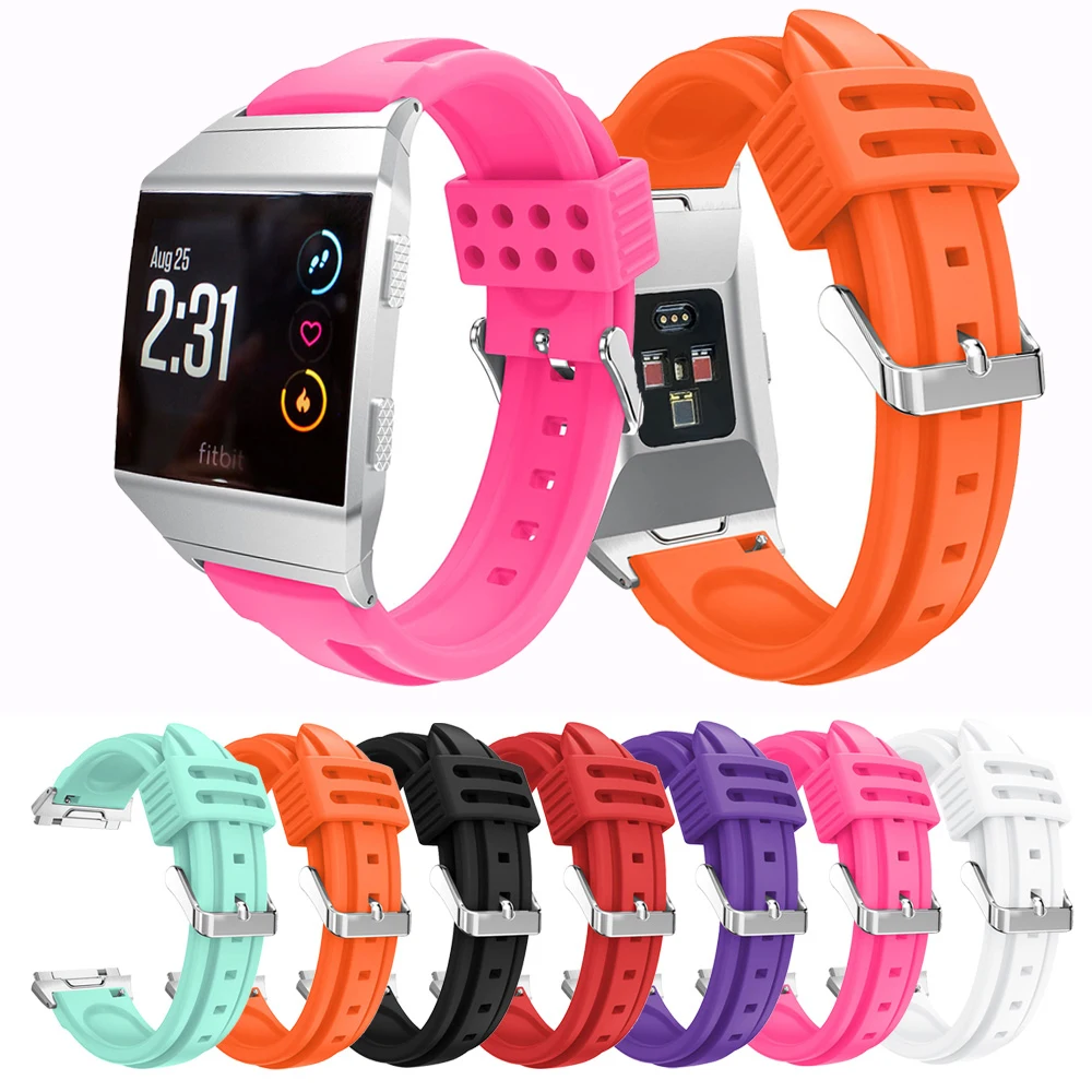 Модный спортивный силиконовый ремешок для Fitbit Ionic frontier/классический сменный