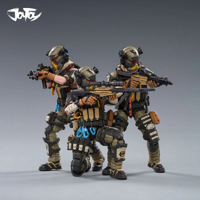 JOYTOY 82011061 1/18 Ад скелет парашютный трио спецназ тактические украшения отряда куклы