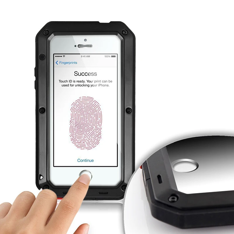 Полностью защищающий роскошный бронированный металлический чехол Doom для iPhone 11Pro