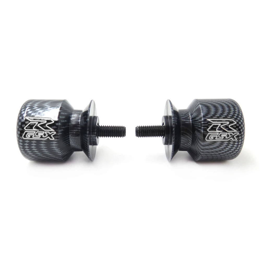 Free Shipping 8mm Swingarm Spool Slider For Suzuki Gsxr600 Gsxr750 Gsxr1000 Gsxr 1100 Carbon fiber Aftermarket Motorcycle Parts |