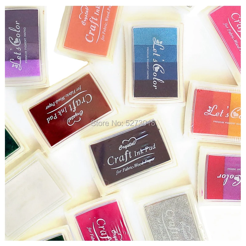 InkPad 23 Цвета милые модные резиновые марки на масляной основе для рукоделия чернил