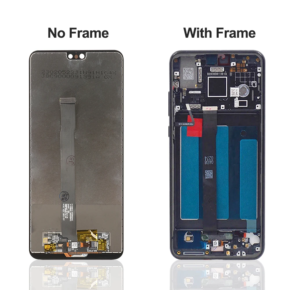 Pantalla Original para Huawei P20, digitalizador de pantalla t&aacute;ctil, LCD, piezas de repuesto, EML-L29C-2