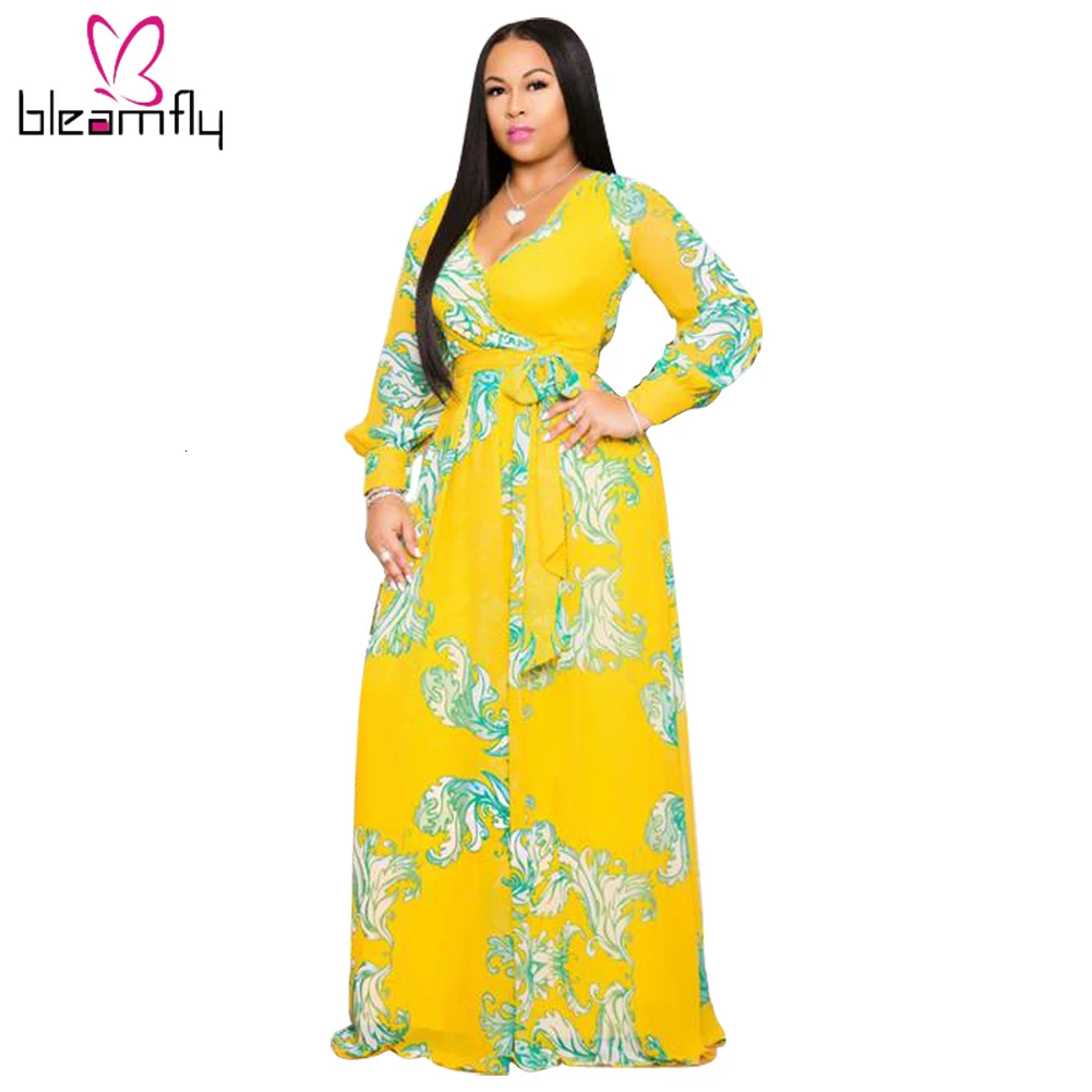 2019 женское осеннее платье бодикон с цветочным принтом длинное макси сексуальные