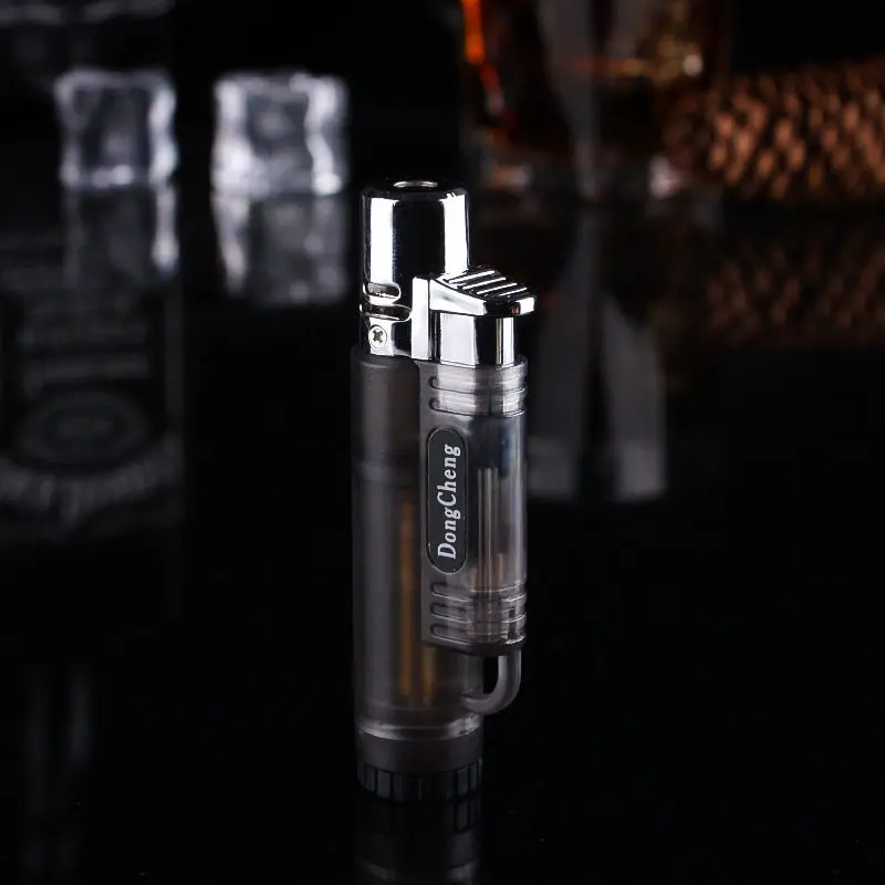 Ветрозащитная сигаретная зажигалка маленький распылитель Бутановая Зажигалка