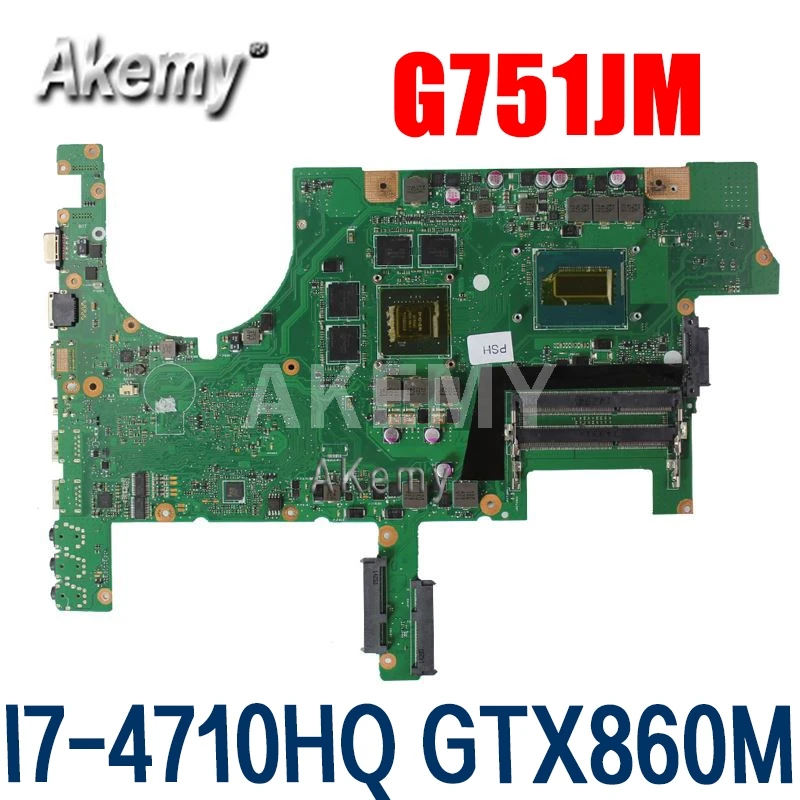 Материнская плата для ноутбука Amazoon ROG G751JM For Asus G751J G751 протестированная