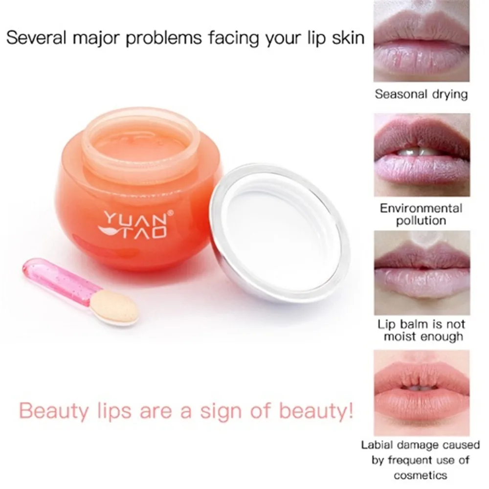 Увлажняющий крем для губ отшелушивающий набор бальзамов с кистью маска сна