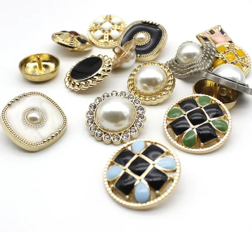 Красочные пуговицы металлические 10 шт. в наборе|Пуговицы| |