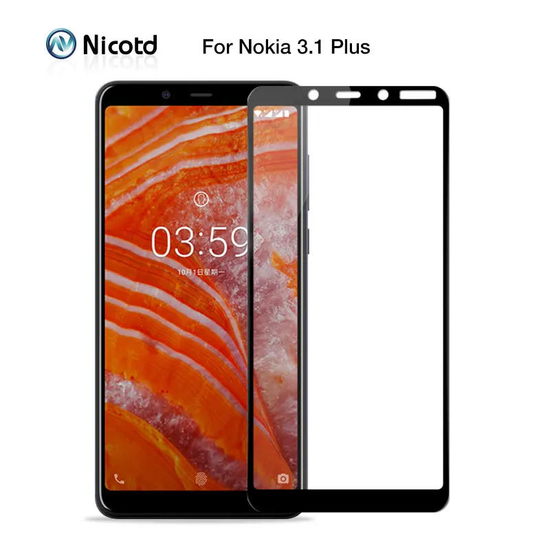Закаленное стекло для Nokia 3 1 5 6 Plus Защита экрана 7 2 4 8 стекло|Защитные стёкла и
