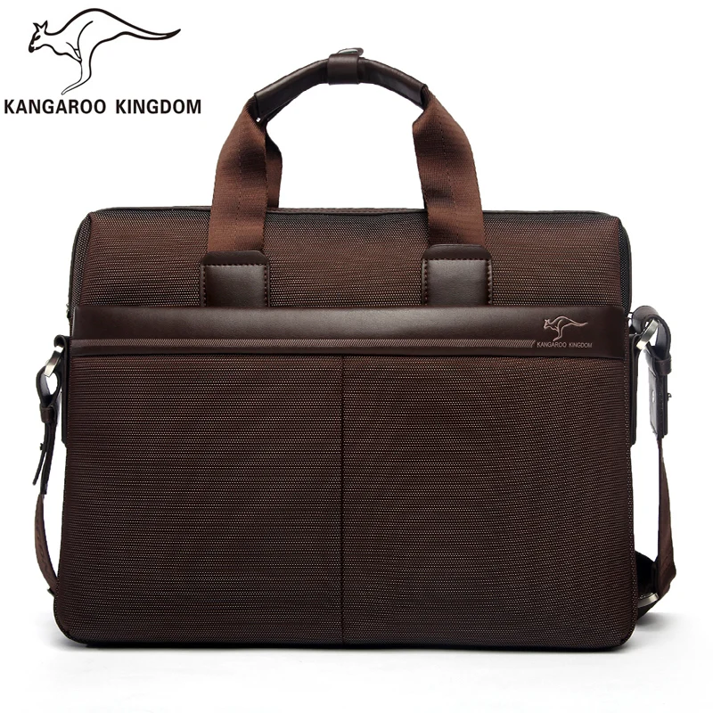 Kangaroo Kingdom Famous Brand Men Bag Oxford Handbag Shoulder Bags Business Men Briefcase Laptop Bag