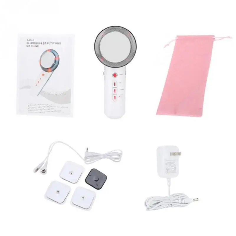 

ALLOET 3 in 1 EMS Infrared Ultrasonic Body Massager Device Ultrasound Slimming Massage Fat Burner Face Beauty Skin Care Machine