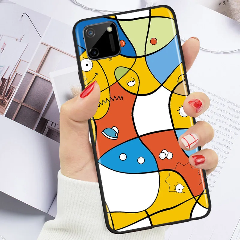 the simpsons for realme 8 gt neo flash edition explorer master q3 pro narzo30 c21 c20 c11 c20a c21y phone case free global shipping