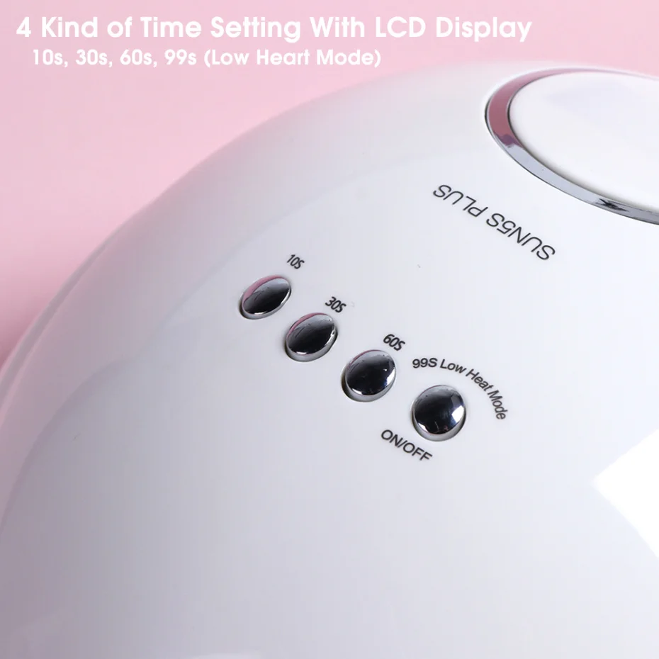 Светодиодная УФ-лампа 72 Вт Сушилка для ногтей отверждающая все Гель-лак