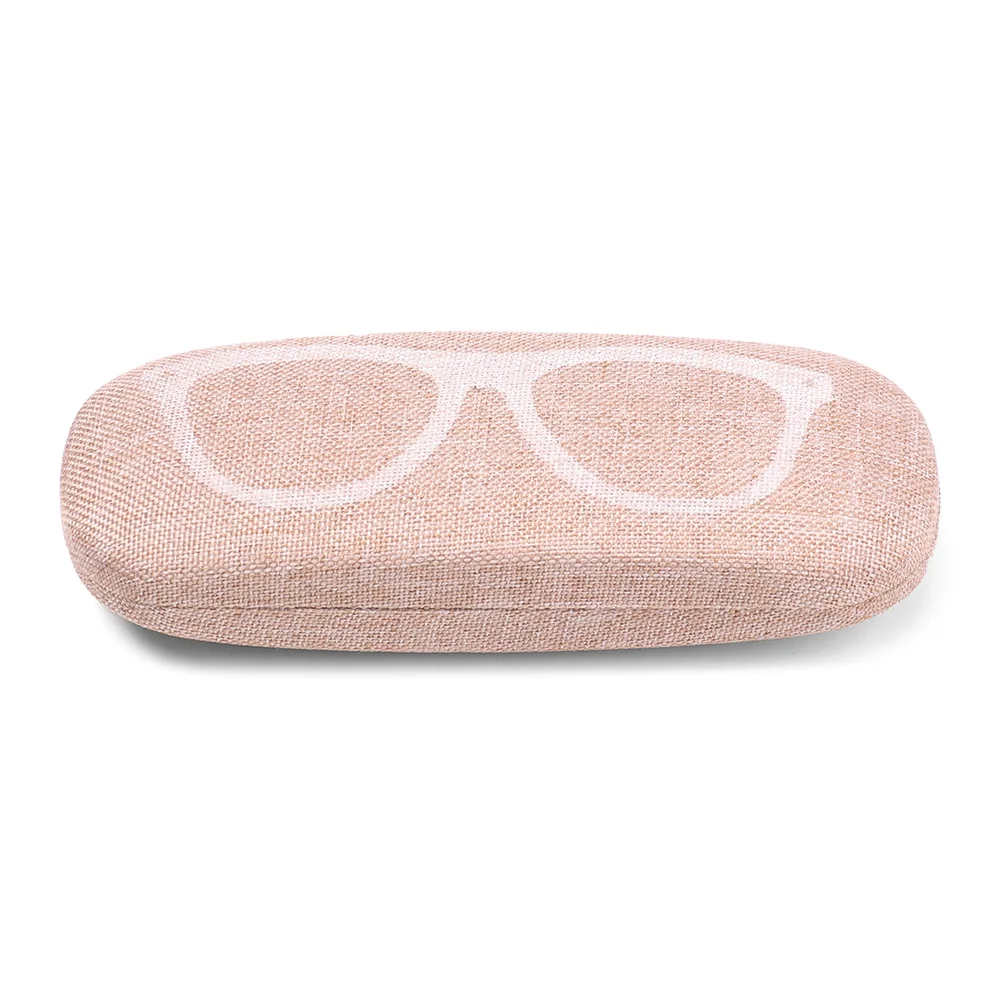 3-beige 1 шт., новинка, модные унисекс кожаные очки для глаз, Жесткий Чехол, защита для чтения, чехол, портативная коробка для хранения солнцезащитных очков - Цвет: 3-beige