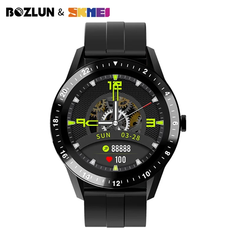 Смарт-часы Bozlun S1 с сенсорным экраном Bluetooth пульсометром и тонометром | Наручные