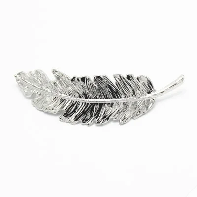 Женский зажим для волос с листьями и перьями аксессуары новинка популярные