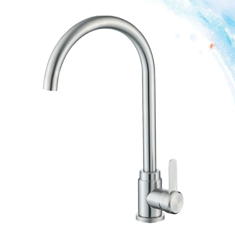 1 шт. 304 водопроводный кран из нержавеющей стали кухонные раковины для горячей и
