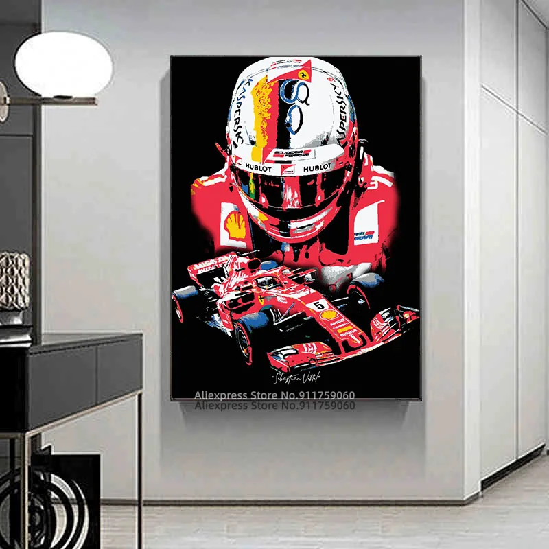 Картина на холсте Формула 1 Альберто аскариброу постеры и принты для гостиной