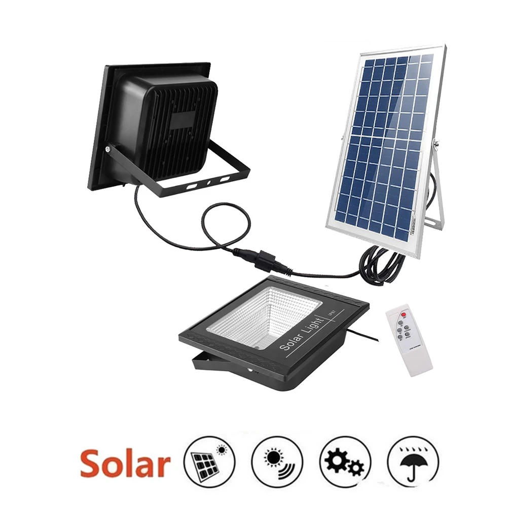 High Power Solar Wall lamp LED Street Light Outdoor Waterproof Energy Saving Garden Yard Security Night Lamp split panel indoor | Лампы и