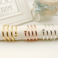 hotel wedding wire metal napkin ring napkin buckle golden napkin ring double bead table decoration