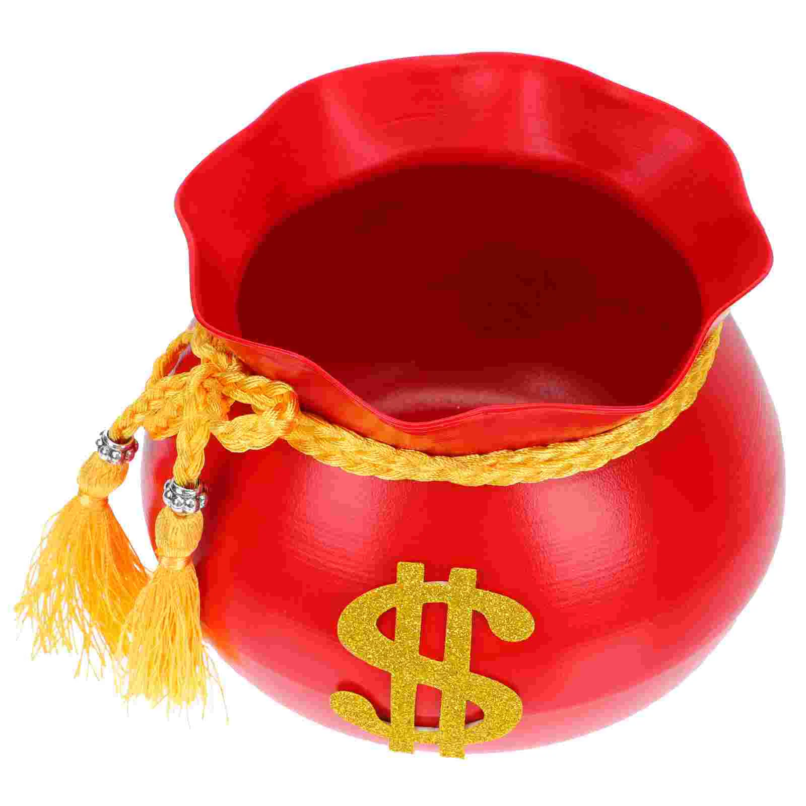 

1PC Stylish Luck Bag Modelling Flowerpot Iron Art Home Flowerpot Decor