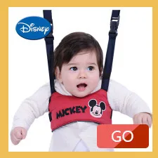 Disney детские ходунки помощник ремень функциональная безопасность малыш рюкзак поводок для обучения ходьбе Киндер регулируемый поводок ремень