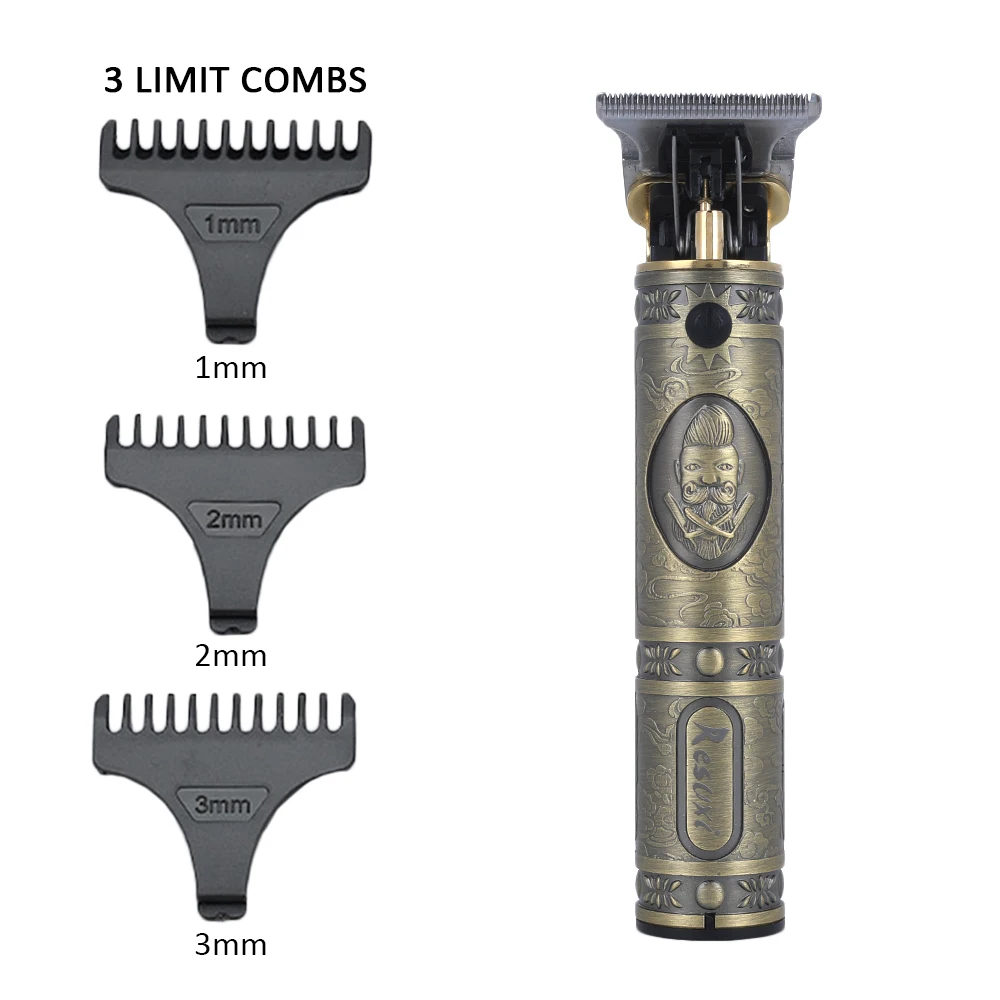 USB аккумуляторная машинка для стрижки волос T9 с заплечной головкой электрический