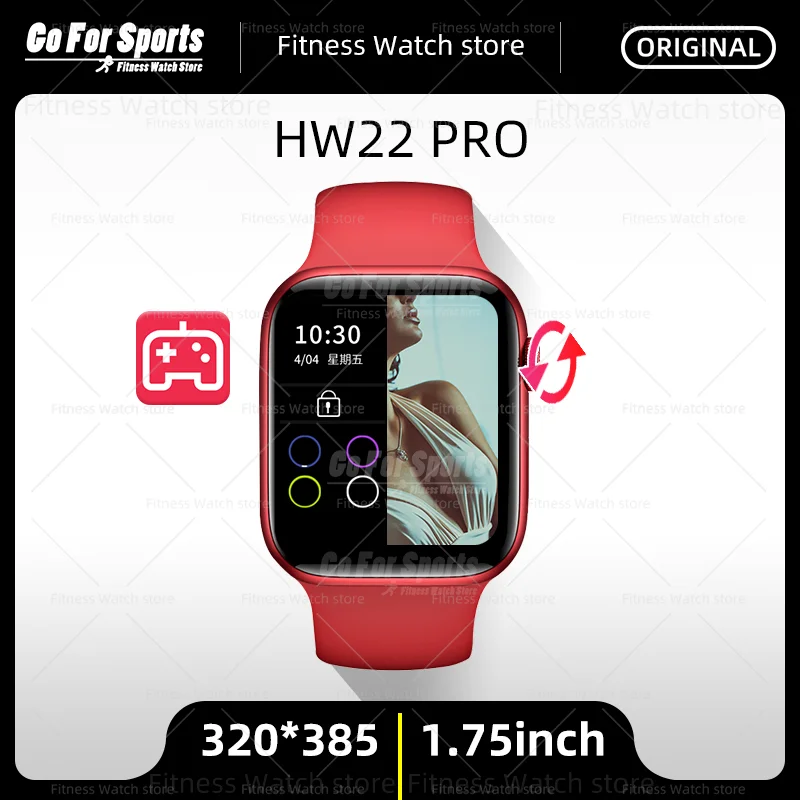 

Смарт-часы HW22 pro с Bluetooth, 1,75 дюйма, с циферблатом «сделай сам», спортивные часы с циферблатом, PK FK88, HW12, HW16, W26, W46