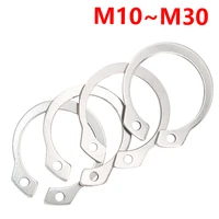 m10 m30 external circlip snap retaining ring c type shaft collar card clamp spring lock washer din472 304stainless steel gb894