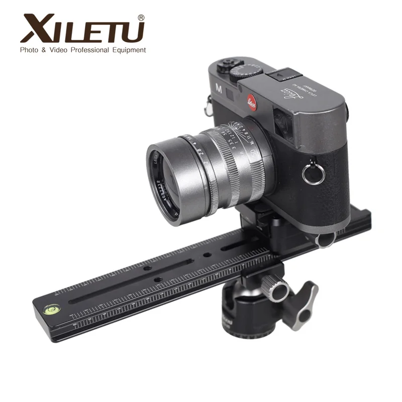 XILETU LCB 24B Track Dolly Slider фокусировочная фокусировка рельса слайдер и зажим с QR