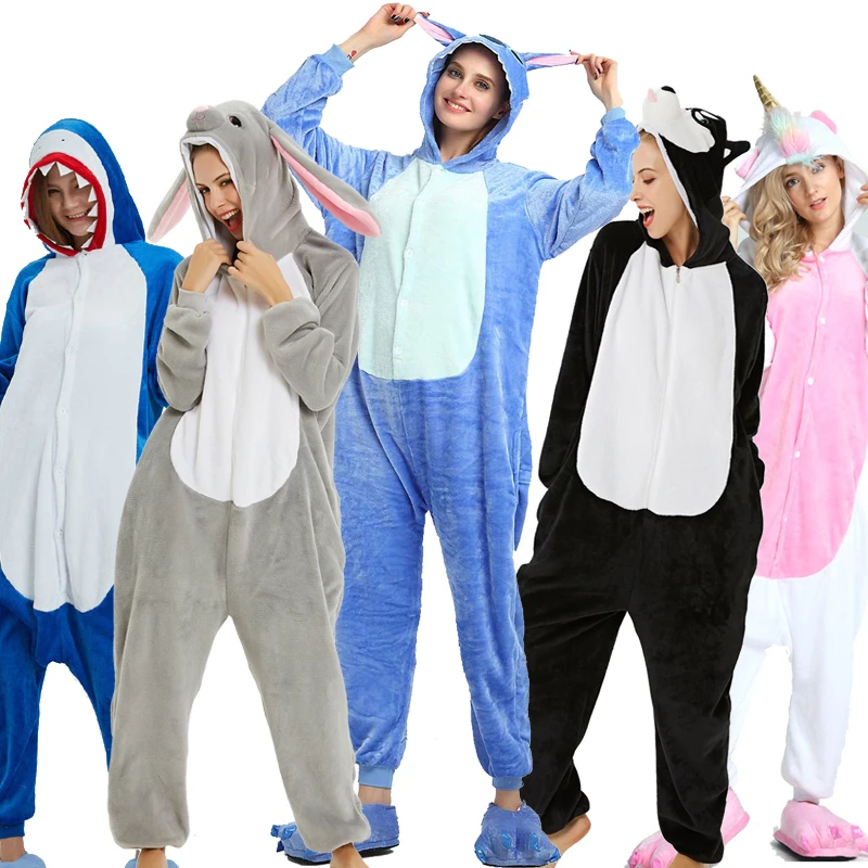 Пижама Кигуруми для взрослых мальчиков и девочек пижама в виде животного Стич