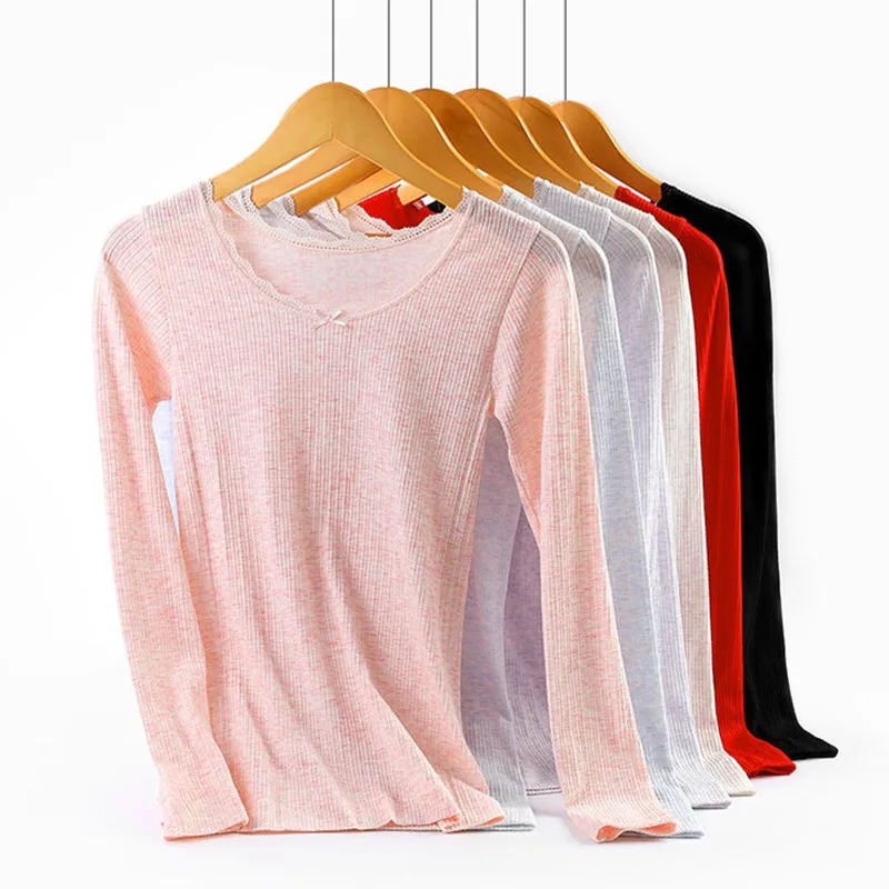 Женское термобелье туника бесшовное теплое для зимы комплекты нижнего