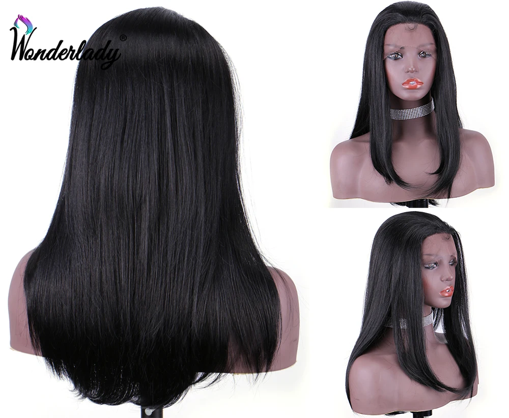 WonderLady синтетические кружевные передние парики 20 дюймов свободная часть для