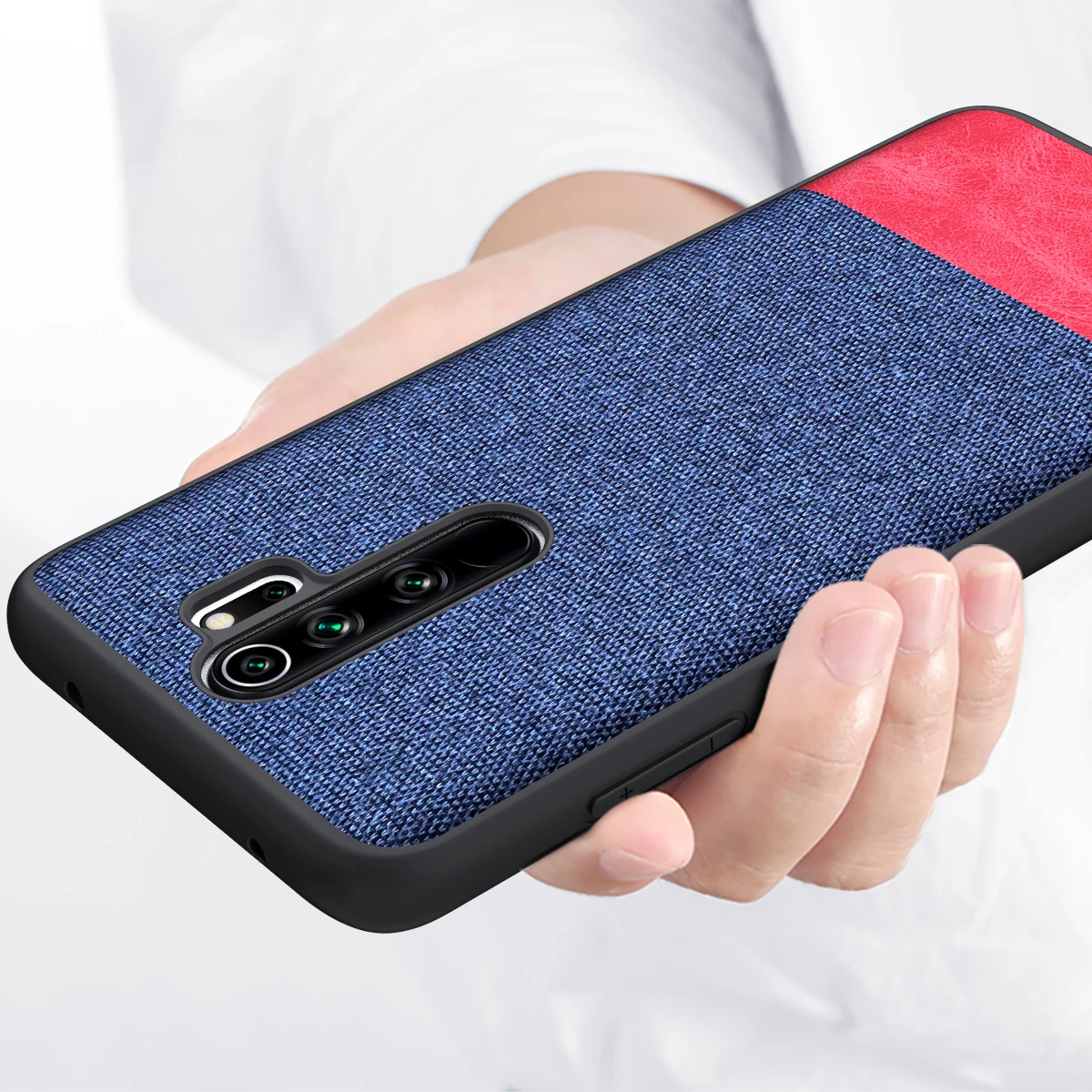 Чехол для Xiaomi Redmi Note 8 Pro противоударный мягкий силиконовый чехол из ткани Mi 9T K30 K20 9
