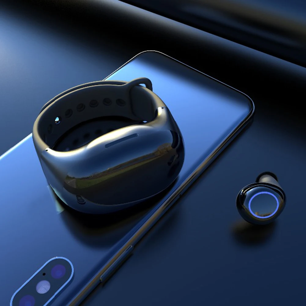 Портативные спортивные TWS Беспроводные Bluetooth 5 0 наушники вкладыши HM50