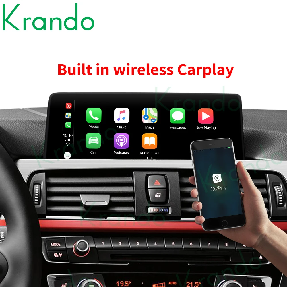 Автомобильный радиоприемник Krando плеер на Android 11 0 6 ГБ 128 10 25 дюйма для BMW 3 Series F30 F31 F34