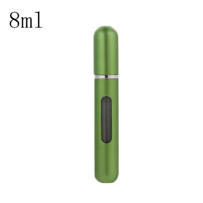 8ml Green 5 мл 8 мл многоразовый мини флакон-спрей для духов Алюминиевый распылитель портативный дорожный косметический контейнер флакон для духов - Цвет: 8ml Green