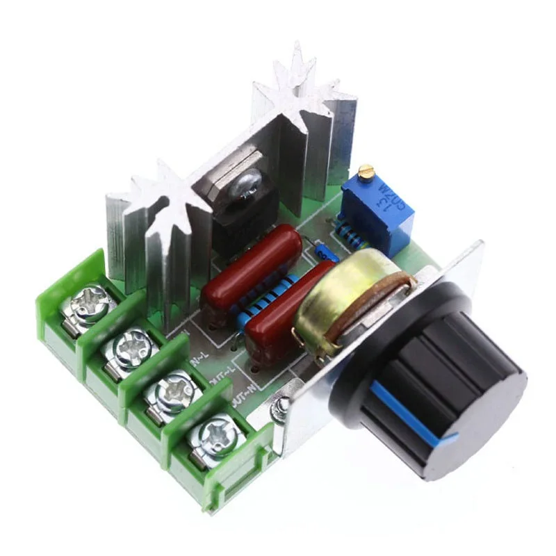 10PCS High Power Thyristor Dimming Speed 2000w 220V Dimmer SCR Electronic Voltage Temperature Control Regulator | Электронные