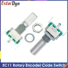 Кнопочный датчик EC11 w, 20 позиций, 360 градусов, 5Pin, Длина ручки 20 мм, со встроенным кнопочным переключателем, 10 шт.