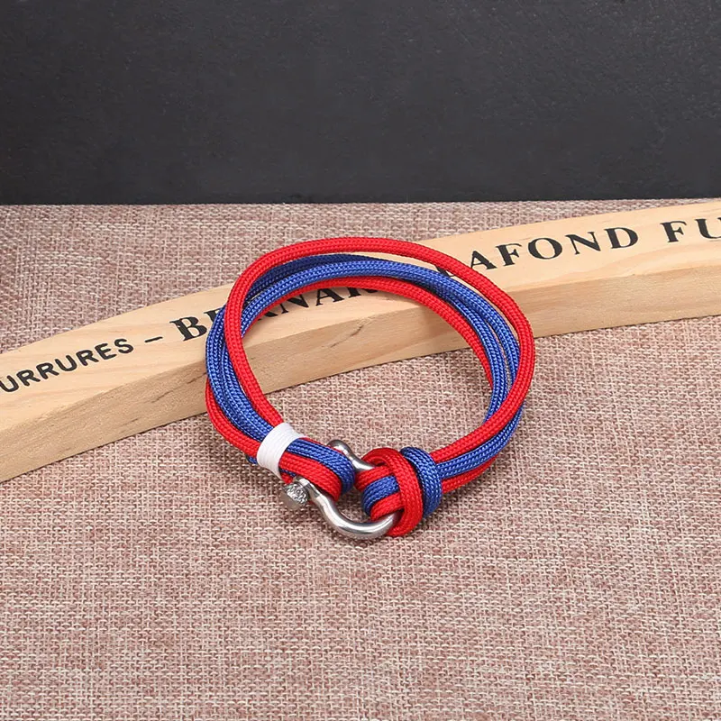 Мужской кожаный браслет на ремешке Модный Ювелирный цветной очаровательный для