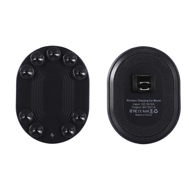 Универсальное беспроводное автомобильное зарядное устройство на присоске Qi