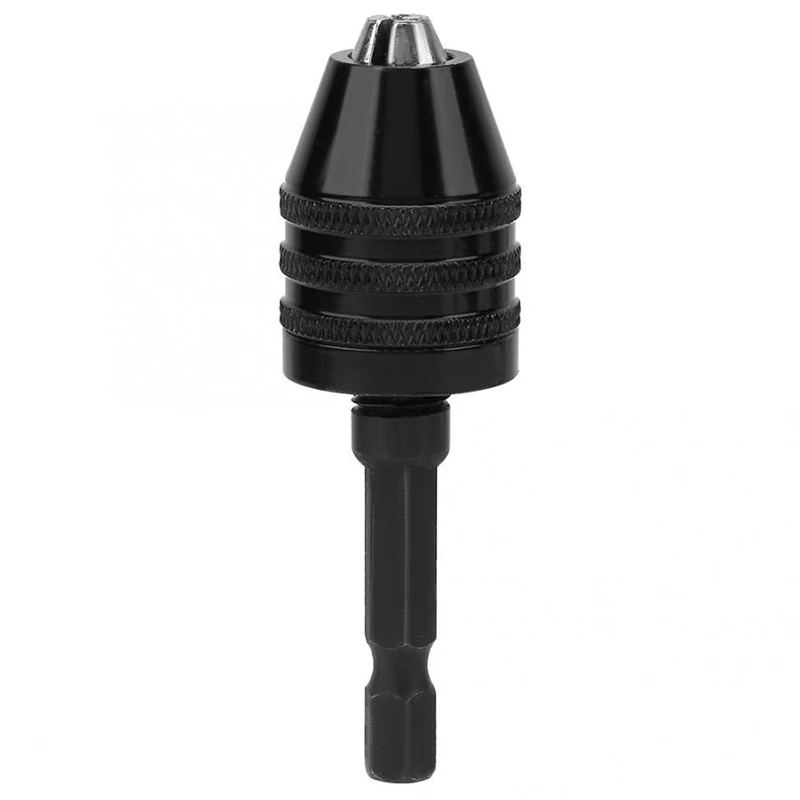 

0.3-8mm Clamping Range Hex Drill Bit Adapter Keyless Drill Chuck Quick Change Convertor Adapte Screwdriver Impact Driver Adapter